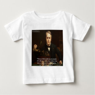 Thomas Edison "Inför framgång" Visdomspresenter T Shirt