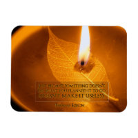 Thomas Edison Inspirational Quote "Använda" Flexib