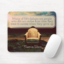 Thomas Edison Inspirational Quote "failures" Musmatta