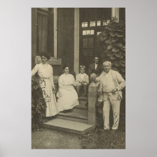 Thomas Edison och Family Poster