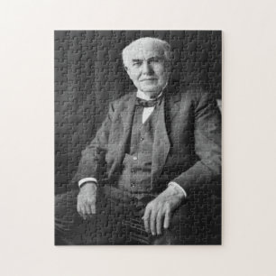 Thomas Edison Porträtt Pussel