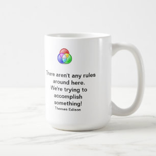 Thomas Edison Quote Kaffemugg