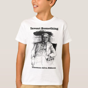 Thomas Edison skissar - uppfinn något T Shirt