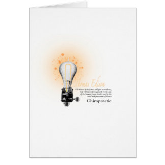 Thomas Edison utslagsplats Hälsningskort