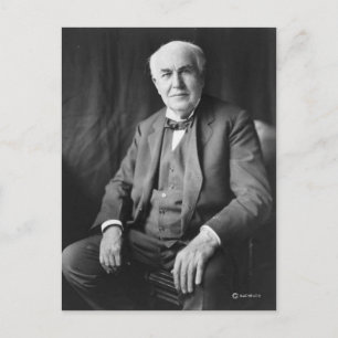 Thomas Edison Vykort