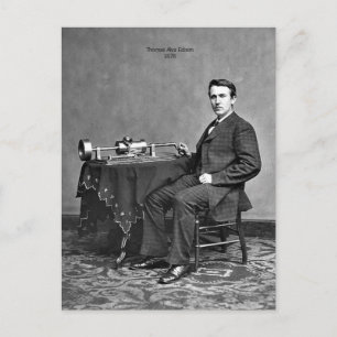 Thomas Edison Vykort