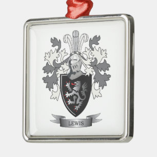Thomas familjvapensköld julgransprydnad metall