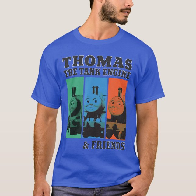 Thomas Friendshomasheank Motor Vänner Grid familj T Shirt (Framsida)