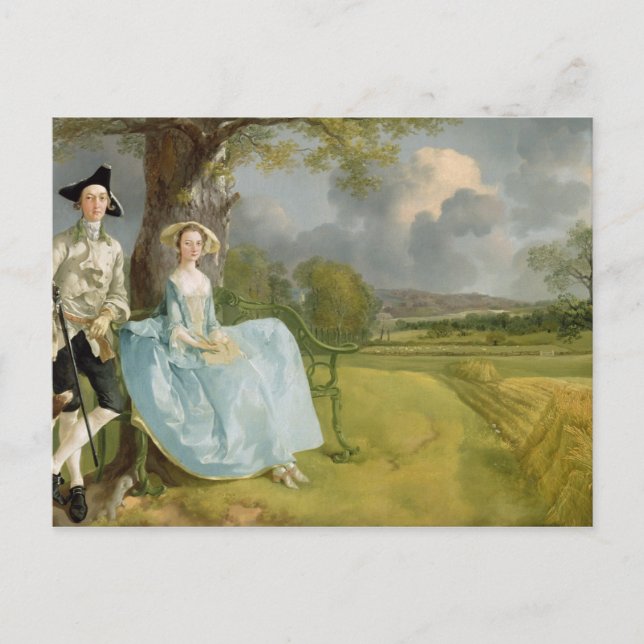 Thomas Gainsborough |Andrews och Andrews, c.1748-9 Vykort (Framsida)