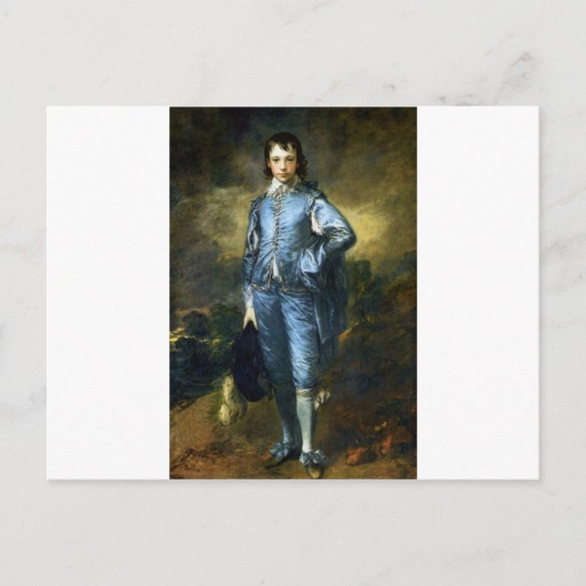 Thomas Gainsborough Art Painting: Blue Boy Vykort (Framsida)