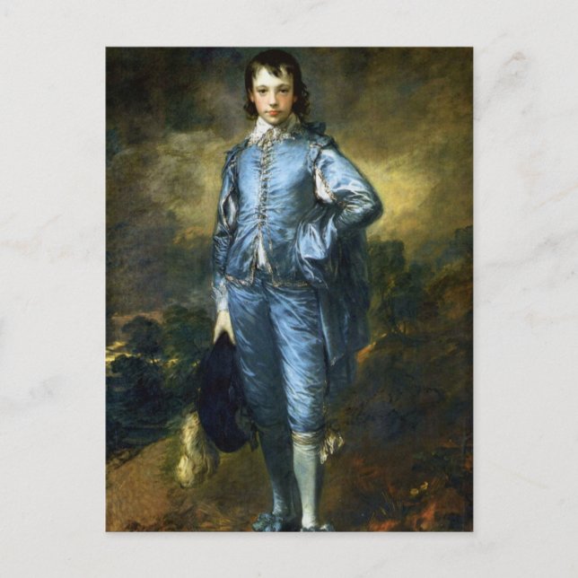 Thomas Gainsborough Art Painting: Den blå pojken Vykort (Framsida)