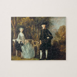 Thomas Gainsborough dam Lloyd och henne son, rik Pussel