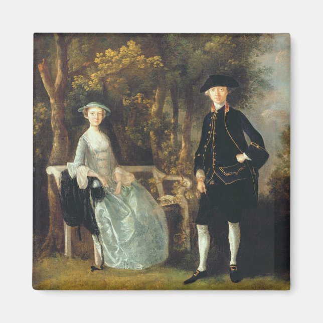 Thomas Gainsborough | Dam Lloyd och hennes son, Ri Magnet (Framsidan)