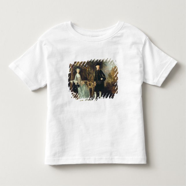 Thomas Gainsborough | Dam Lloyd och hennes son, Ri Tee Shirt (Framsida)