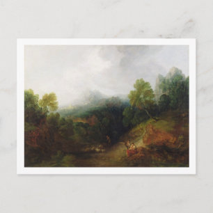 Thomas Gainsborough En bergsdal med Rusti Vykort