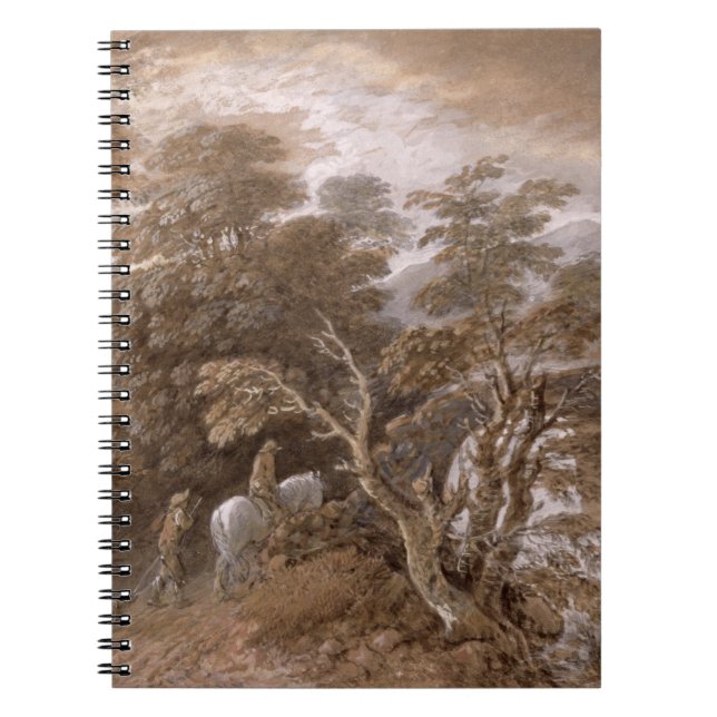 Thomas Gainsborough | en skogsmarkbassäng med Anteckningsbok (Framsidan)