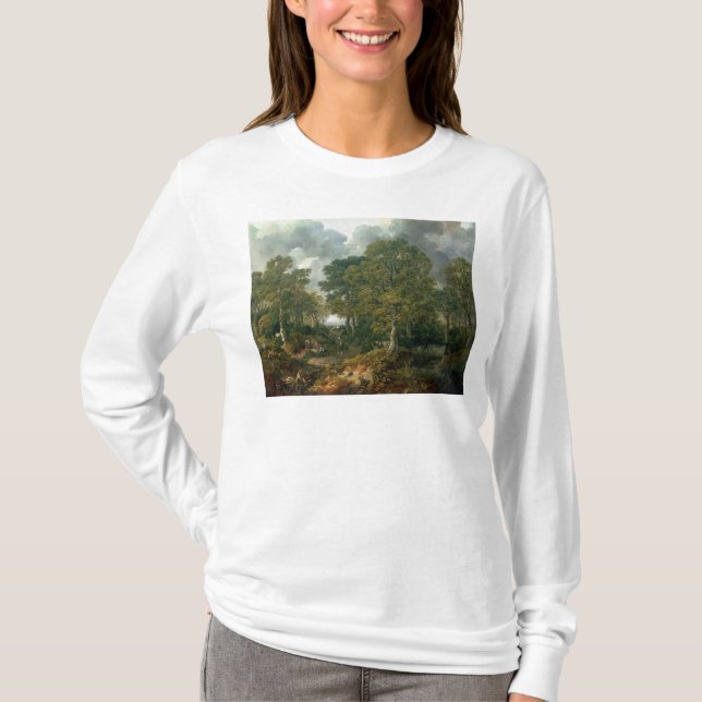 Thomas Gainsborough |Gainsborough skog, c.174 Tee Shirt (Framsida)