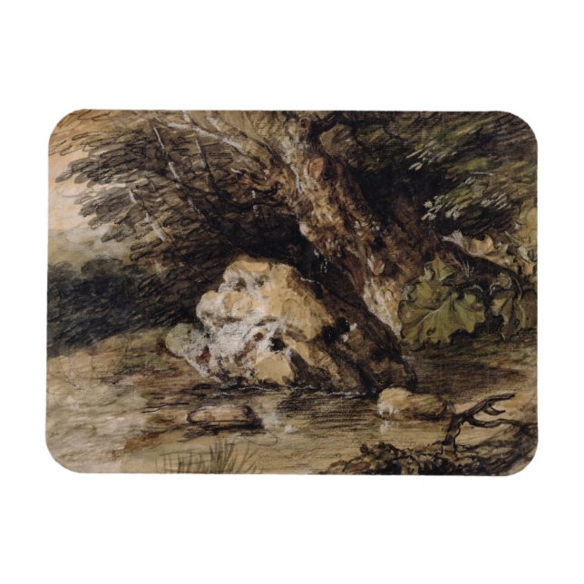 Thomas Gainsborough | Hilly Ligcape med Figur Magnet (Horisontell)