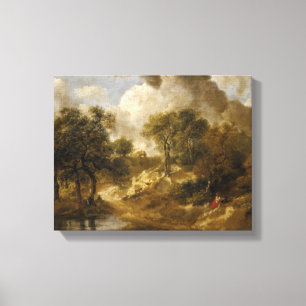 Thomas Gainsborough - Landskap i Suffolk Canvastryck