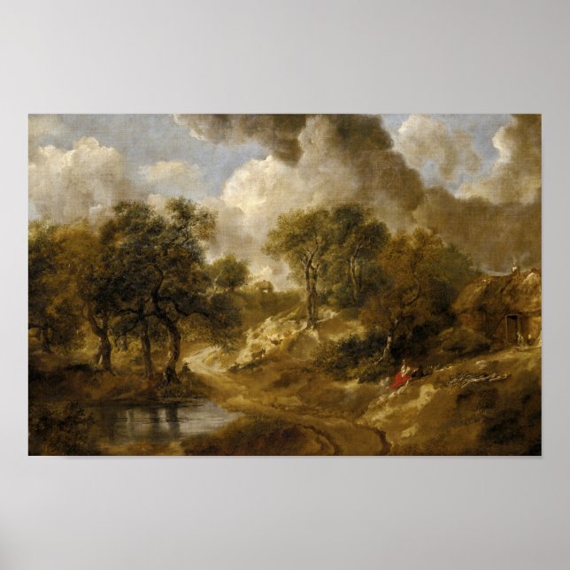 Thomas Gainsborough - Landskap i Suffolk Poster (Framsidan)
