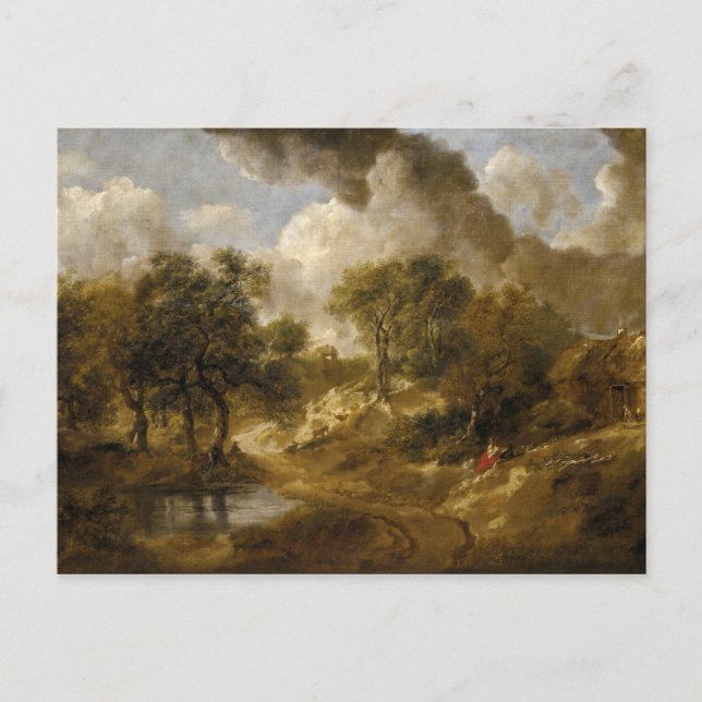 Thomas Gainsborough - Landskap i Suffolk Vykort (Framsida)