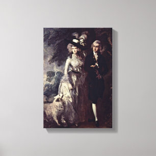 Thomas Gainsborough - morgonen går Canvastryck