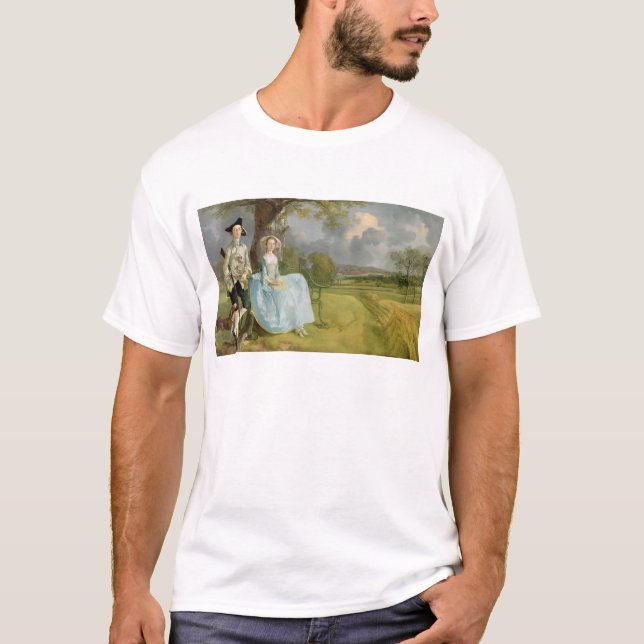 Thomas Gainsborough |Mr och Fru Andrews, c.1748-9 Tee Shirt (Framsida)