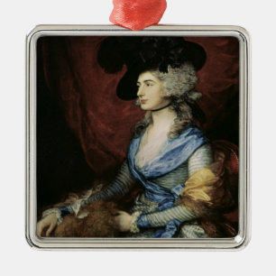 Thomas Gainsborough Mrs Sarah Siddons, actresna Julgransprydnad Metall