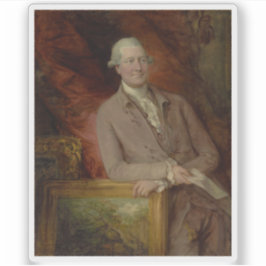 Thomas Gainsborough - Porträtt of James Christie Klistermärken