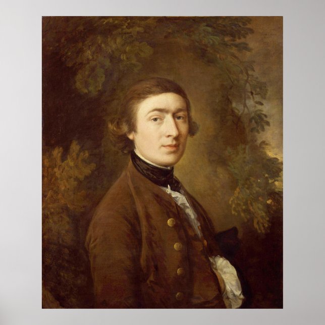 Thomas Gainsborough Self-porträtt 1759 Poster (Framsidan)