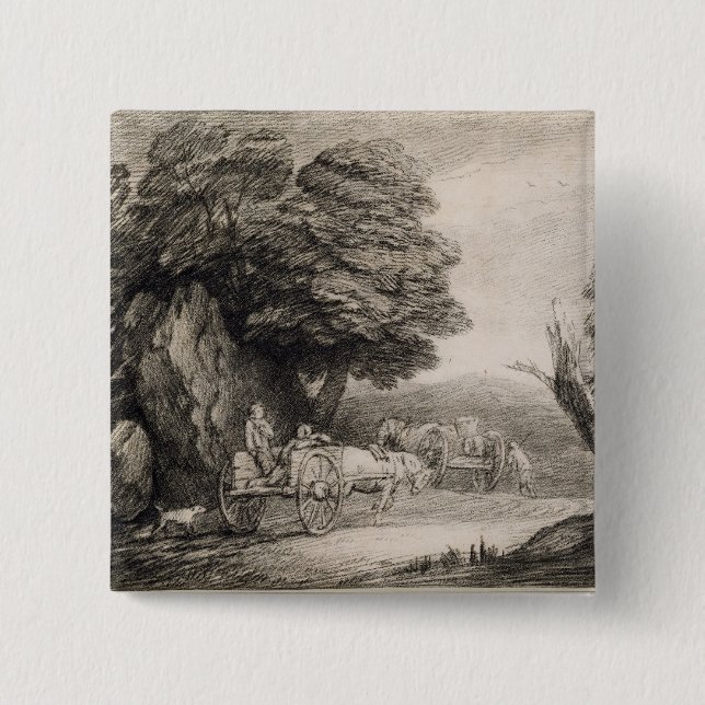 Thomas Gainsborough skogsbevuxen | landskap med Knapp (Framsida)