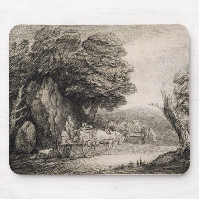 Thomas Gainsborough skogsbevuxen | landskap med Musmatta (Framsidan)