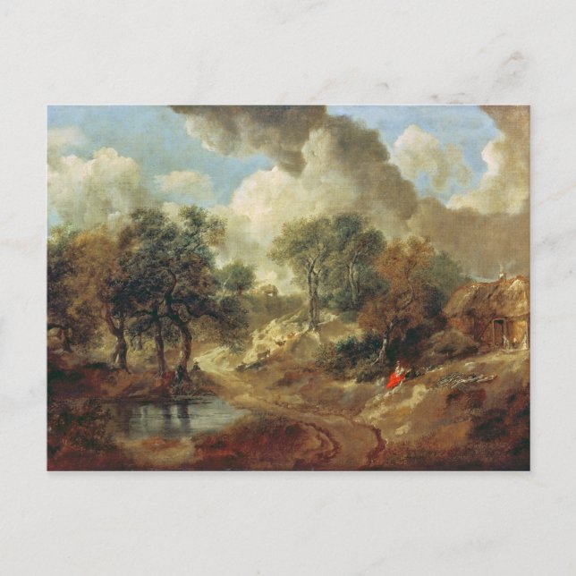 Thomas Gainsborough |Suffolk liggande, 1748 Vykort (Framsida)