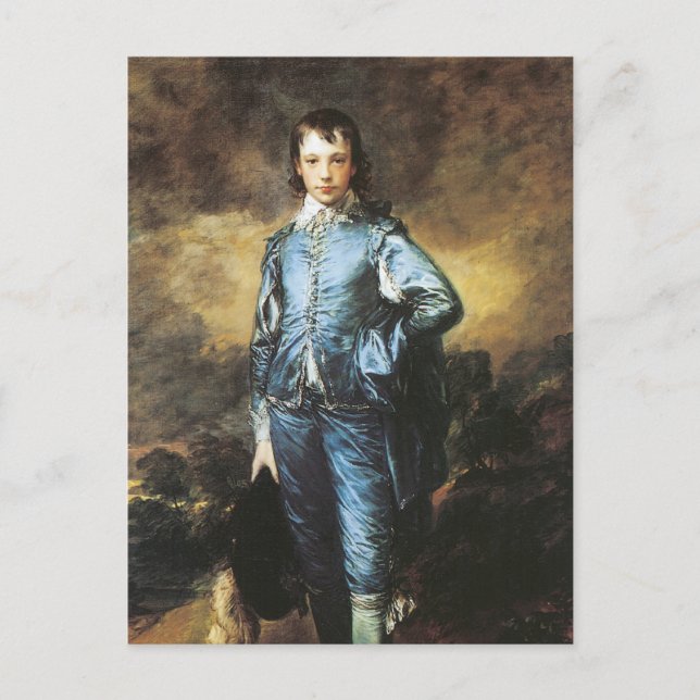 Thomas Gainsborough the Blue Boy Vykort (Framsida)