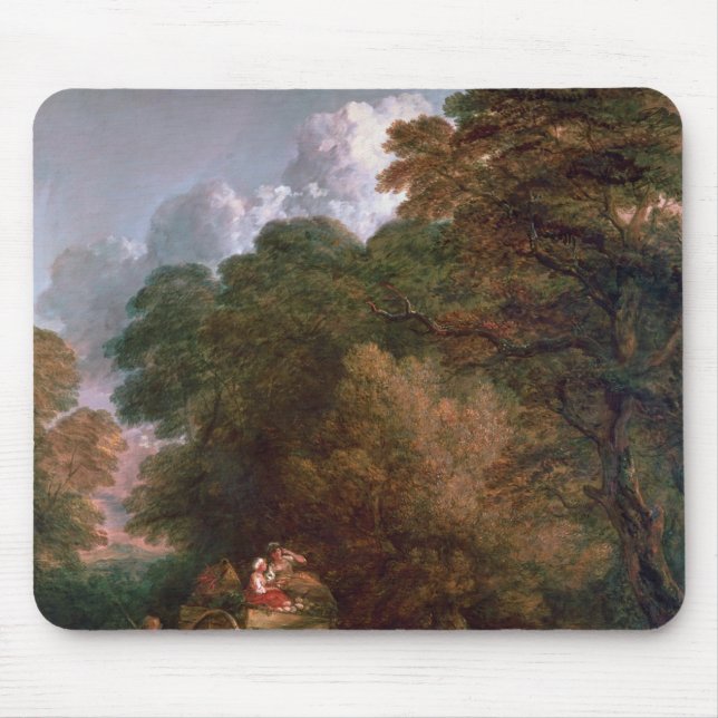 Thomas Gainsborough |The marknadsför vagnen, 1786 Musmatta (Framsidan)
