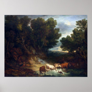 Thomas Gainsborough the Watering Ställe Poster