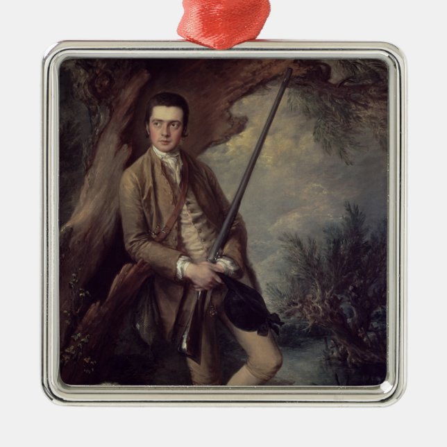 Thomas Gainsborough |William Poyntz av Midgham och Julgransprydnad Metall (Framsidan)