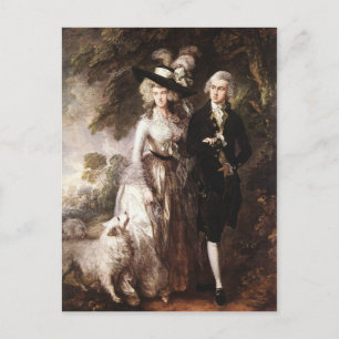 Thomas Gainsborough's Mr och William Hallett Vykort