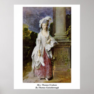 Thomas Graham av Thomas Gainsborough Poster