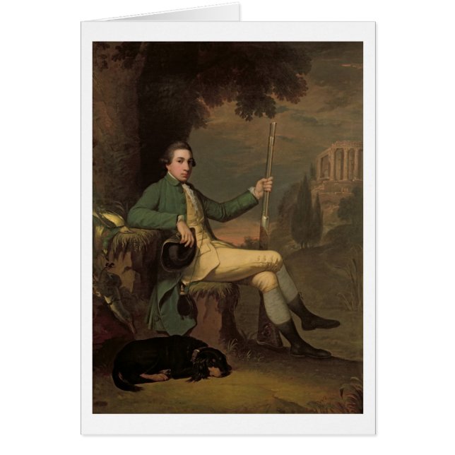 Thomas Graham, Baron Lynedoch (1748-1843) c.1769 ( Hälsningskort (Framsidan)