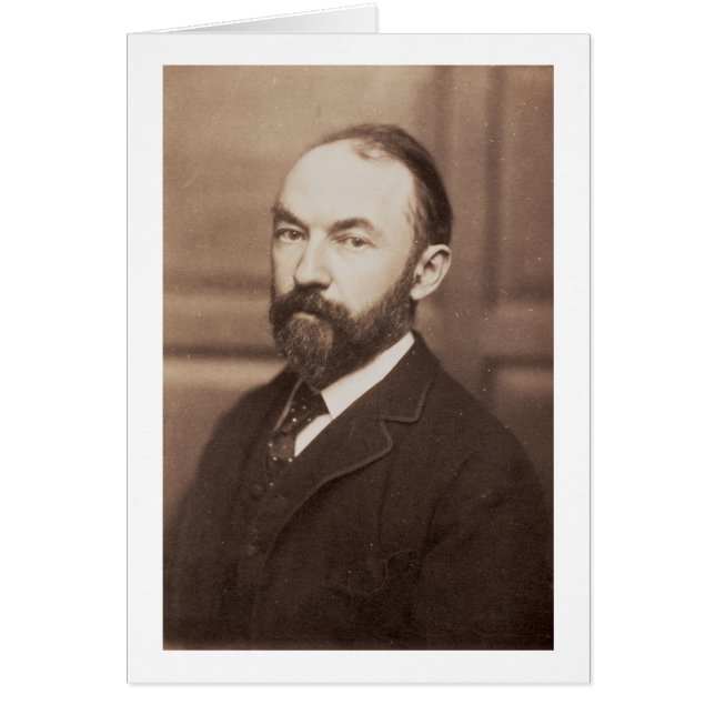 Thomas Hardy (1840-1928) Hälsningskort (Framsidan)