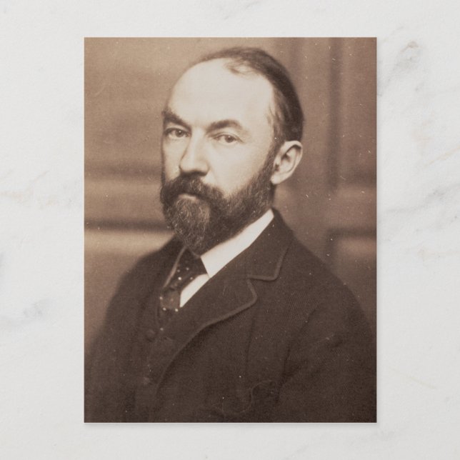 Thomas Hardy (1840-1928) Vykort (Framsida)