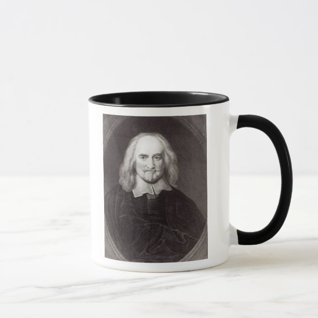 Thomas Hobbes från 'galleri av porträtt Mugg (Höger)