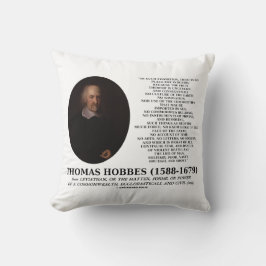 Thomas Hobbes Leviathan Man Solitary Poor Quote Kudde
