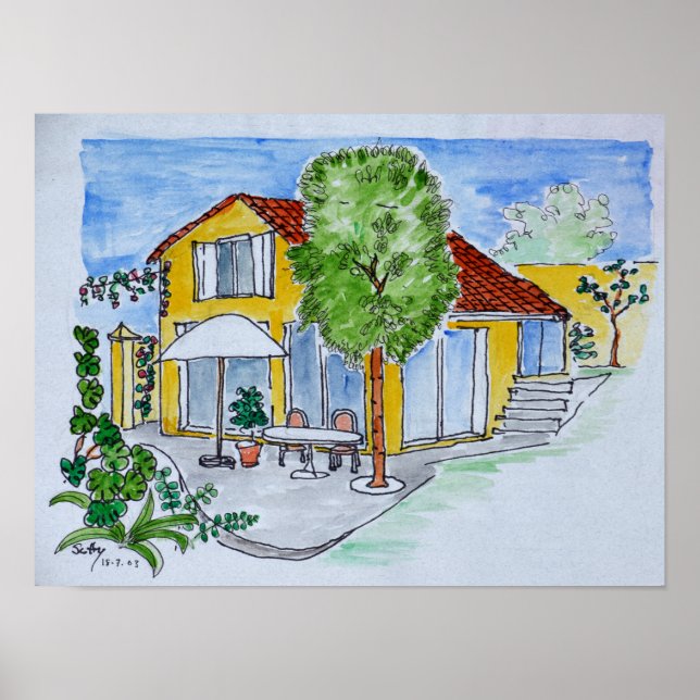 Thomas' House | Marseille, Frankrike Poster (Framsidan)