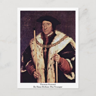 Thomas Howard av Hans Holbein The Younger Vykort