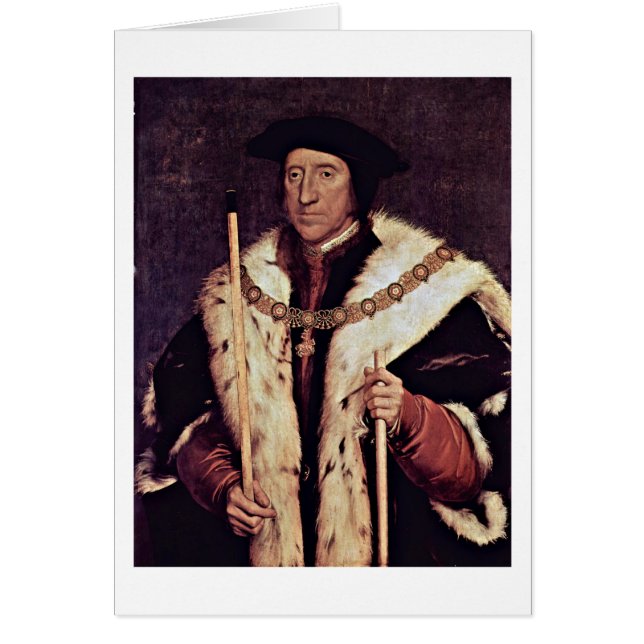 Thomas Howard av Hans Holbein Younger Hälsningskort (Framsidan)