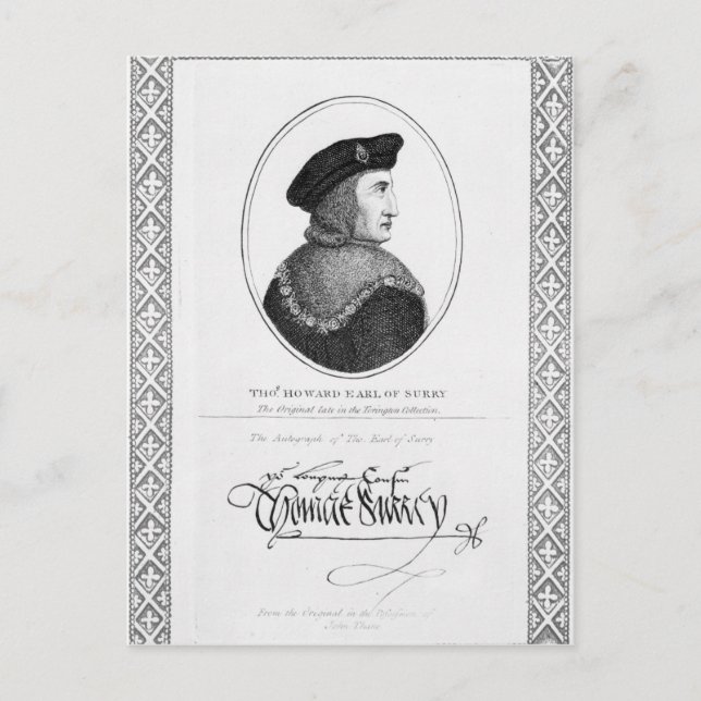 Thomas Howard Vykort (Framsida)