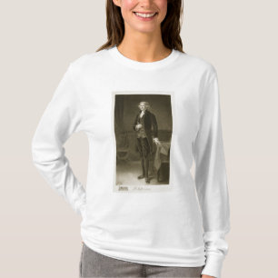Thomas Jefferson 3rd president av den eniga T-shirt