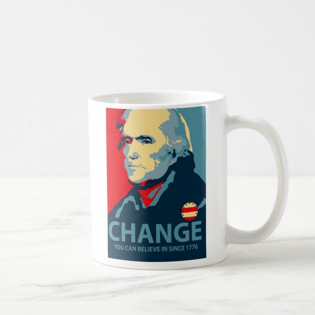 Thomas Jefferson ändring Kaffemugg (Höger)